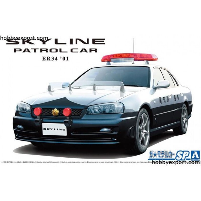 VOITURE DE PATROUILLE NISSAN SKYLINE 2001