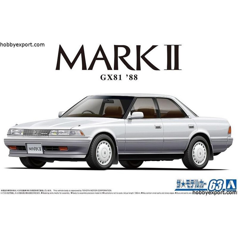 TOYOTA GX81 MARK II 2.0 GRAND TWINCAM 24 1988