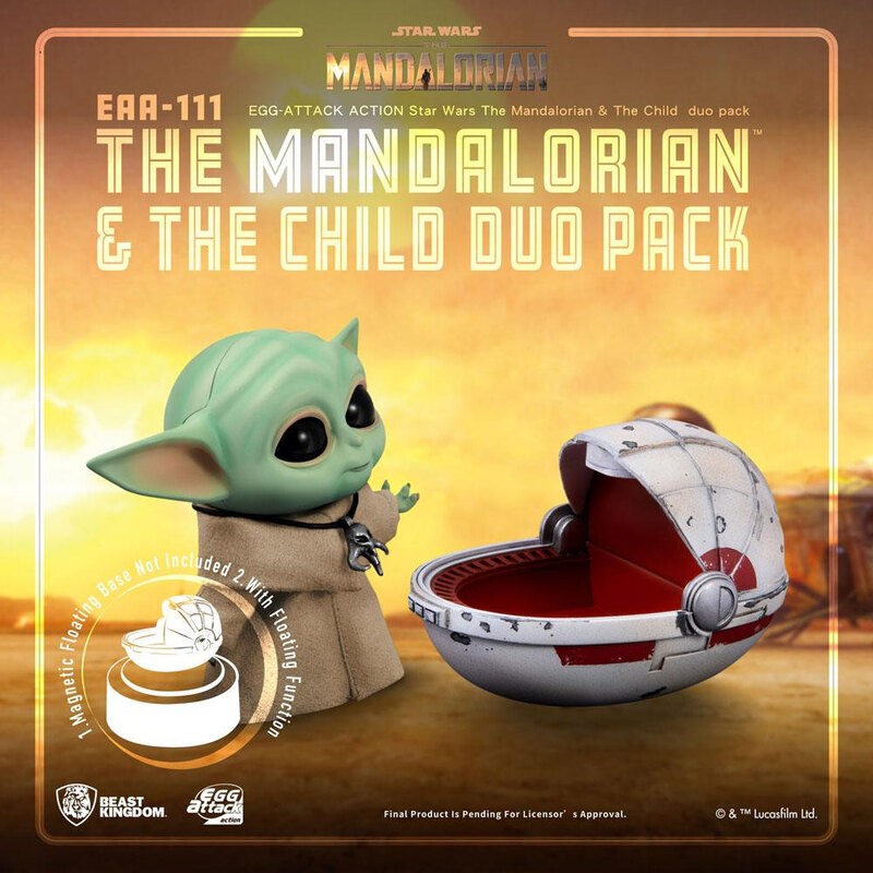 Star Wars The Mandalorian figurines Egg Attack Action The Mandalorian & The Child 7 - 17 cm