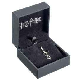  Harry Potter charm argent Clip-On Éclair avec des lunettes (argent sterling)