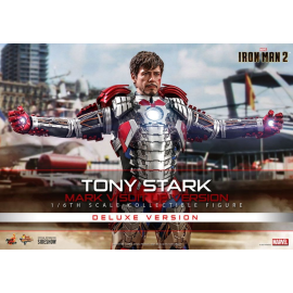 Iron Man 2 figurine Movie Masterpiece 1/6 Tony Stark (Mark V Suit Up Version) Deluxe 31 cm