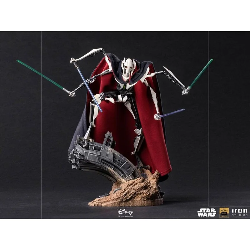 Star Wars statuette 1/10 Deluxe BDS Art Scale General Grievous 33 cm