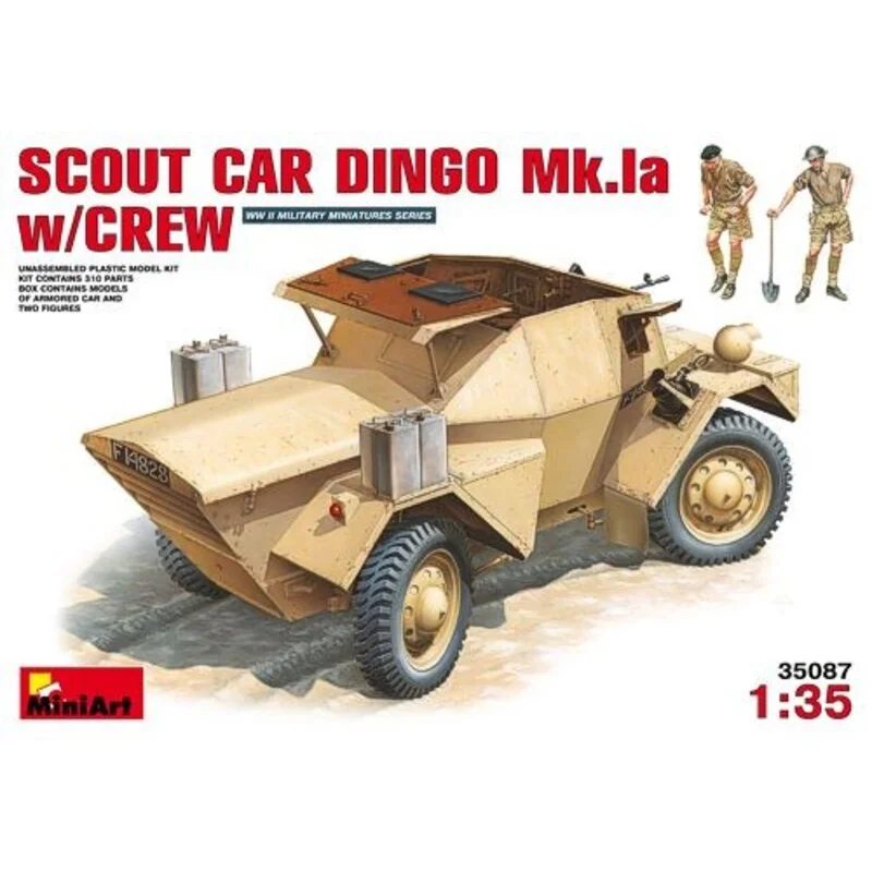 Scout Car Dingo Mk.1a avec équipage 