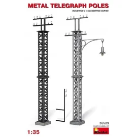 Poteaux télégraphiques en métal 