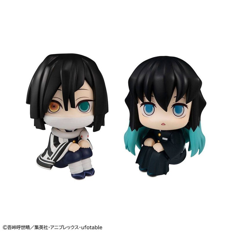 Demon Slayer Kimetsu no Yaiba statuettes PVC Look Up Iguro Obanai & Tokitou Muichirou LTD Ver. 11 cm