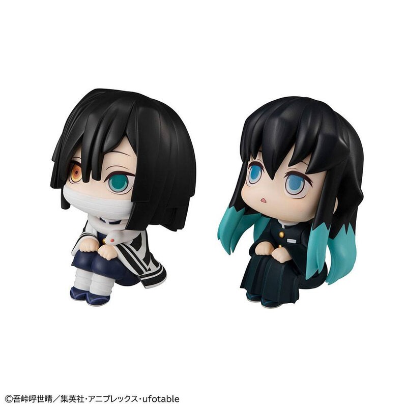 Demon Slayer Kimetsu no Yaiba statuettes PVC Look Up Iguro Obanai & Tokitou Muichirou LTD Ver. 11 cm