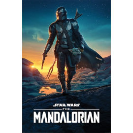  Star Wars The Mandalorian posters Nightfall 61 x 91 cm (pack de 5)