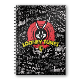  Looney Tunes cahier effet 3D Bugs Bunny Face