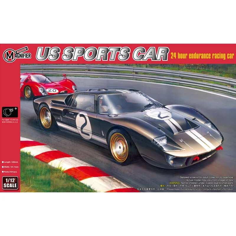 Ford GT40 Mk.II 1966 Coupé GT gagnant du Mans.