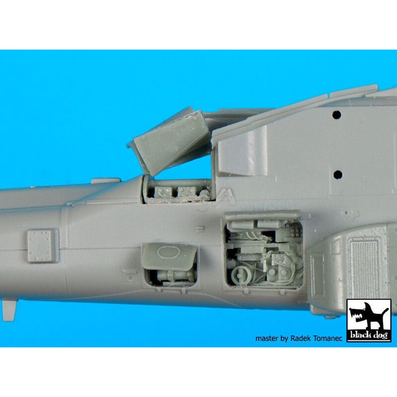 Électronique arrière Hughes/Westland AH-64D (conçue pour être utilisée avec les kits Academy)