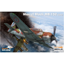 Maquette avion Marcel-Bloch MB.152С.1 - Quatre options de décalcomanies prévues