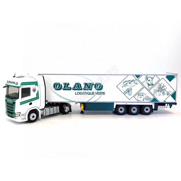 Miniature camion Eligor SCANIA S500 SEMI FRIGO TRANSPORTS OLANO  LOGISTIQU