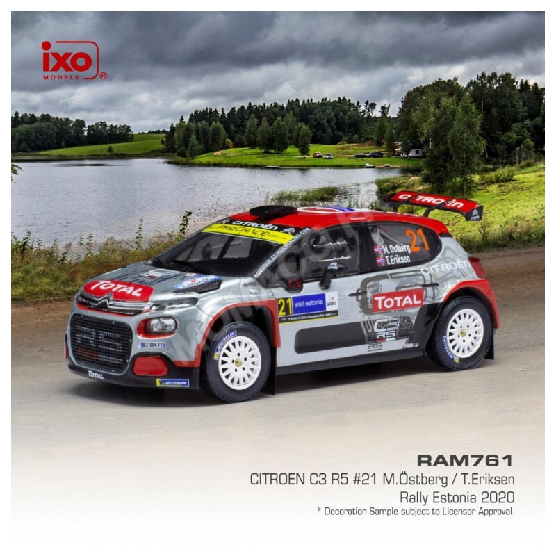 CITROEN C3 R5 21 OSTEBERG/ERIKSEN RALLYE ESTONIE 2020