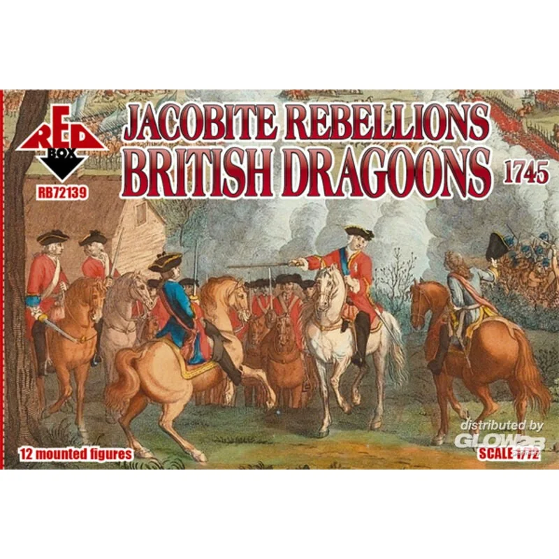 Rébellion Jacobite. Dragons britanniques 1745