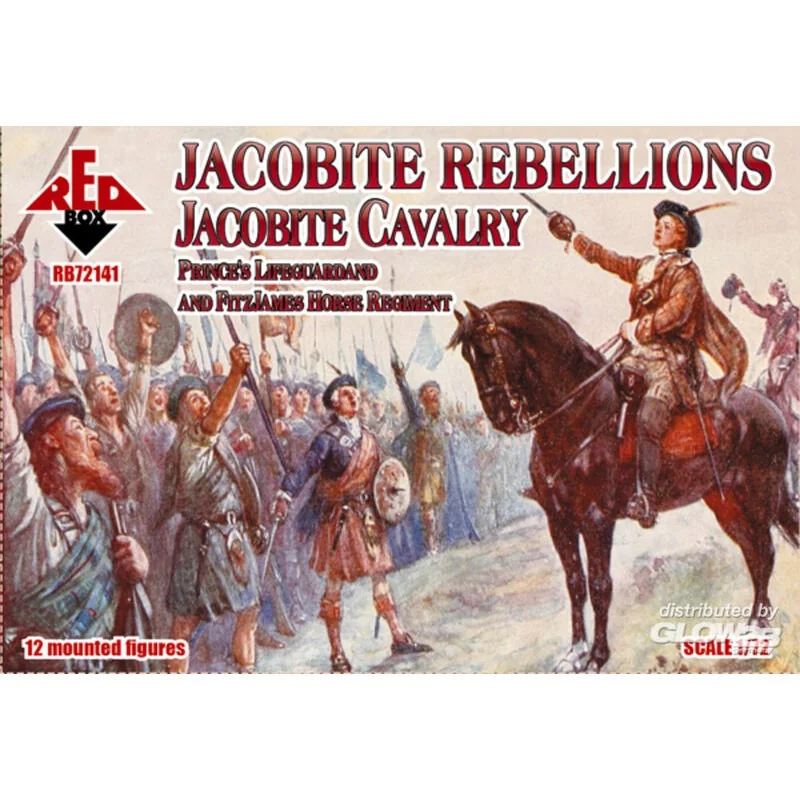 Jacobite Rebellion.Jacobite Cavalry.Prince Lifeguard a.FitzJames Horse Regiment