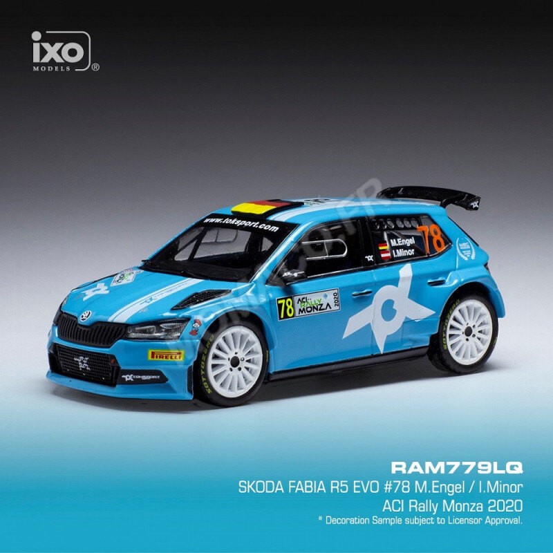 SKODA FABIA R5 EVO 78 ENGEL/MINOR RALLYE MONZA 2020