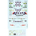 Décal Panavia Tornado GR.1/GR.4 Part 1. (8) GR.1 ZA370 2(AC) Sqn grey/green camouflage ZA592/C 2(AC) Sqn grey/white winter camou