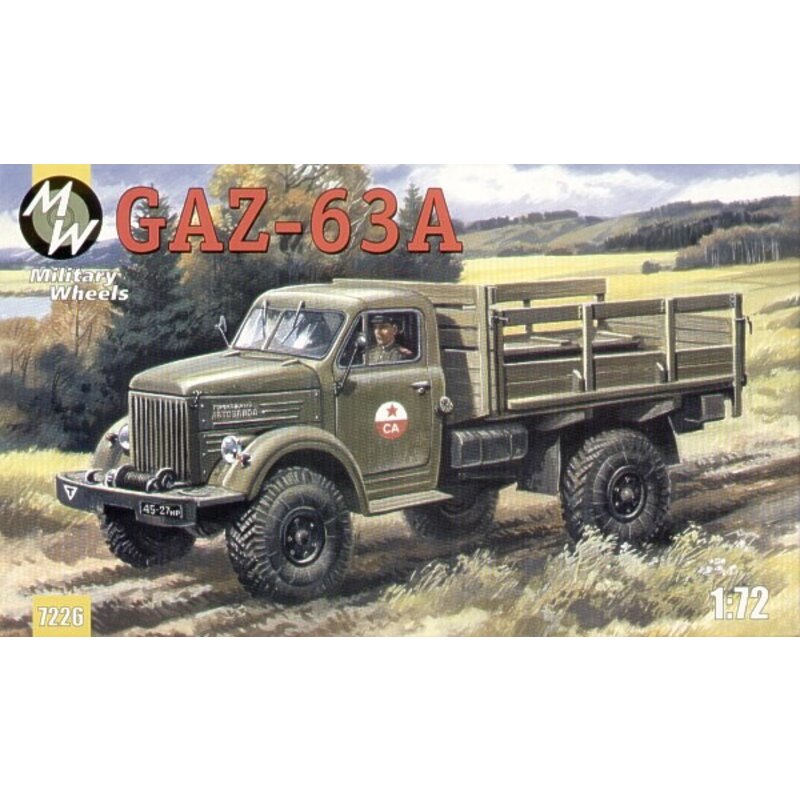 GAZ-63A camion à ouverture arrière 