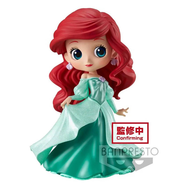 Disney figurine Q Posket Ariel Princess Dress Glitter Line 14 cm