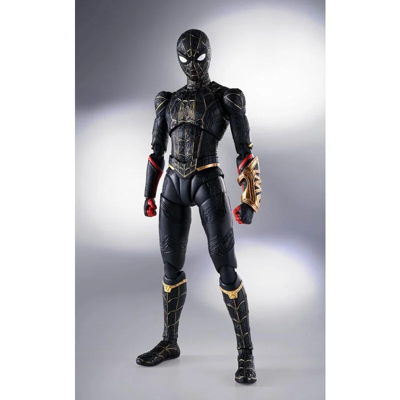 Spider-Man : No Way Home figurine S.H. Figuarts Spider-Man Black & Gold Suit (Special Set) 15 cm