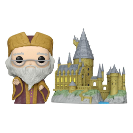 Figurines Pop Harry Potter POP! Town Vinyl figurine Dumbledore w/Hogwarts 9 cm