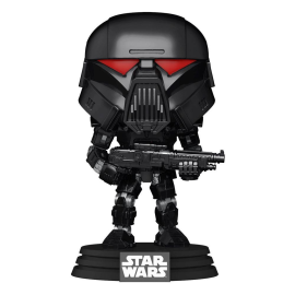 Figurines Pop Star Wars The Mandalorian POP! TV Vinyl Figurine Dark Trooper 9 cm