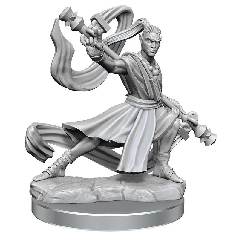 Dungeons & Dragons Frameworks miniature Model Elf Monk Male