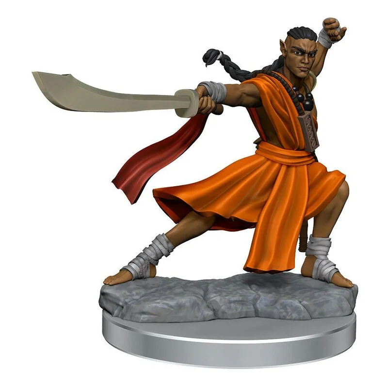 Dungeons & Dragons Frameworks miniature Model Elf Monk Male