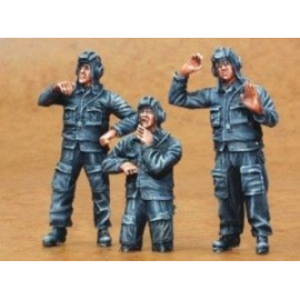  Tankistes du Pacte de Varsovie. Le kit contient 2 figurines 1/2. 