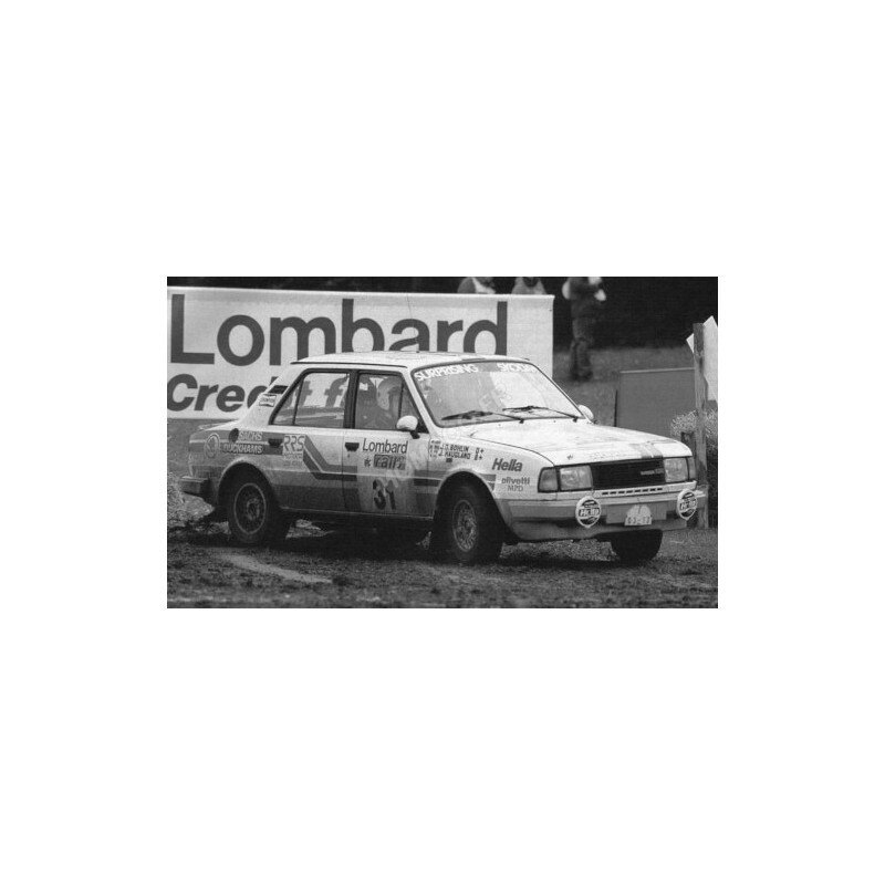 SKODA 130 L 31 HAUGLAND/BOHLIN RALLYE RAC 1987