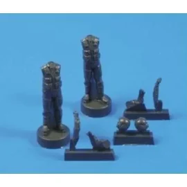 Figurine pilotes de Bell AH-1 Cobra x 2 