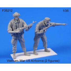 Aéroporté US au Viêt Nam x 2 figurines