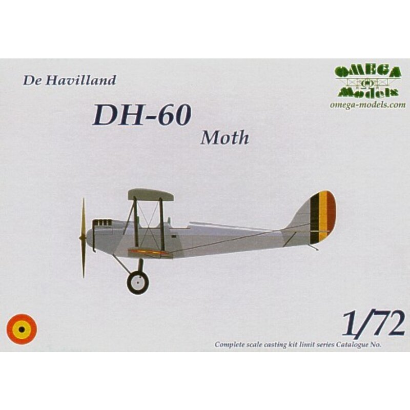 de Havilland DH-60 Moth. Décalques Belgique