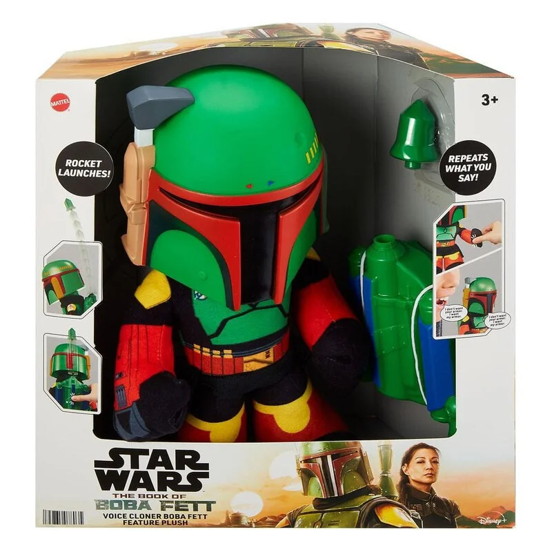 Star Wars: The Book of Boba Fett peluche électronique Voice Cloner Boba Fett 30 cm