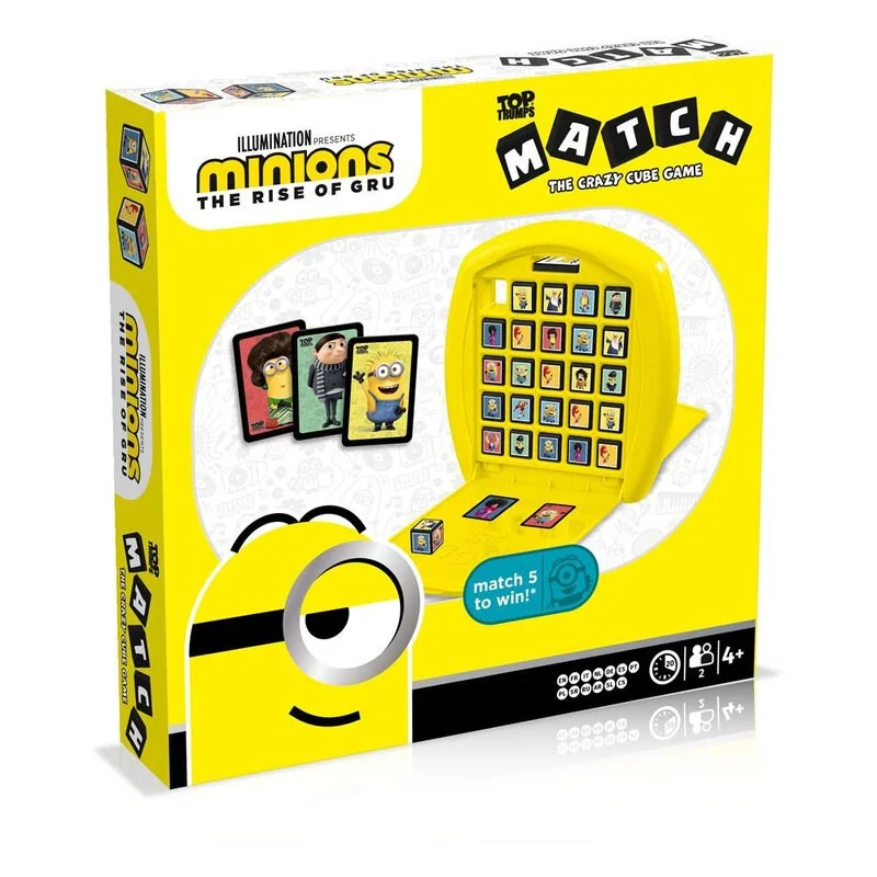 Minions 2 jeu de stratégie Top Trumps Match *multilingue*