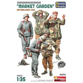 Market Garden (Pays-Bas 1944) Têtes en résine