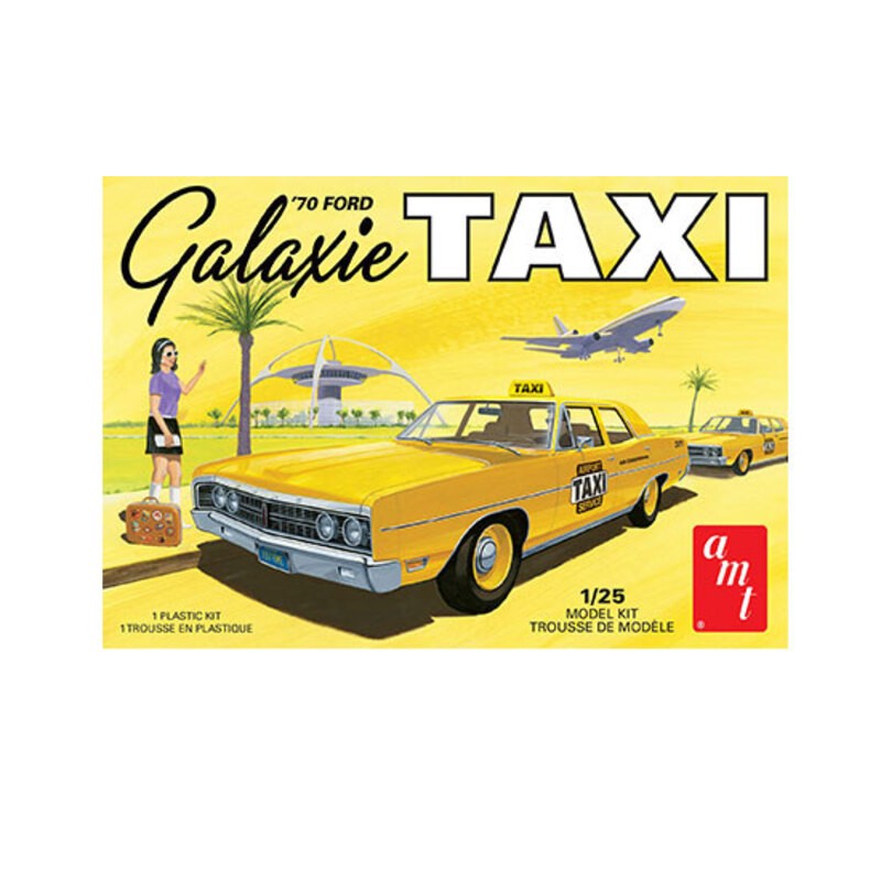 1970 FORD GALAXIE TAXI 1:25