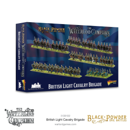 Extension et figurine pour jeux de figurines BP Epic Battles : Waterloo - Brigade de cavalerie légère britannique