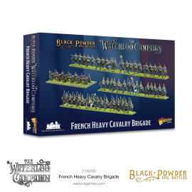 Extension et figurine pour jeux de figurines BP Epic Battles : Waterloo - Brigade française de cavalerie lourde