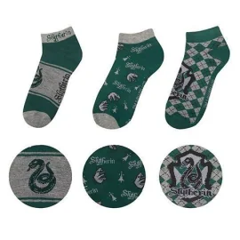 Harry Potter pack 3 paires de socquettes Slytherin