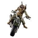 Mobile Suit Gundam figurine et véhicule G.M.G. Principality of Zeon 08 V-SP General Soldier & Exclusive Motorcycle 10 cm