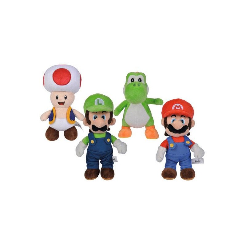Jada toys Super Mario assortiment peluches All Stars 20 cm (