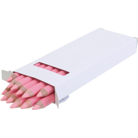  crayons de couleur jumbo edu, rose, ép. 10 mm, mine 6,25 mm, 12 pièce/ 1 Pq.