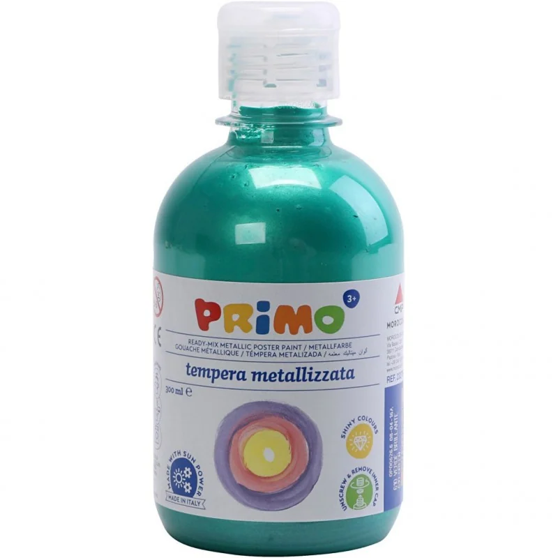 Peinture métallisée PRIMO, vert, 300 ml/ 1 Pq.