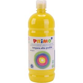  Peinture scolaire PRIMO, jaune primaire, mate, 1000 ml/ 1 flacon