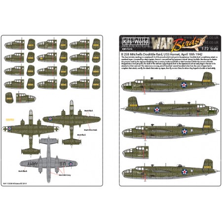 Kits World KW172247 1/72 Decal for Lockheed P-38F Lightning