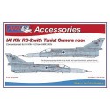 Kit de conversion de nez de caméra IAI Kfir RC-2 / Tsniut (conçu pour être utilisé avec les kits de modèles Avant grade et Kinet