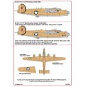 Décal Consolidated B-24D Liberator 343 BS 98 BG - CO 41-23795 'Sneezy' - B 24D 343 BS 98 BG - CO 41-11776 'Bashful/Jersey Jackas