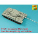 Canon L1A1 de 120 mm pour FV214 Super Conqueror Mark I (conçu pour être utilisé avec les kits Dragon)[Conqueror British Heavy Ta