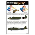 Décal North-American Mitchell B25J 'Hot Gen' 45-8883 CWHM's; B-25H 'Barbie III Pilot Lt Col Robert T. Smith 1944 CBI